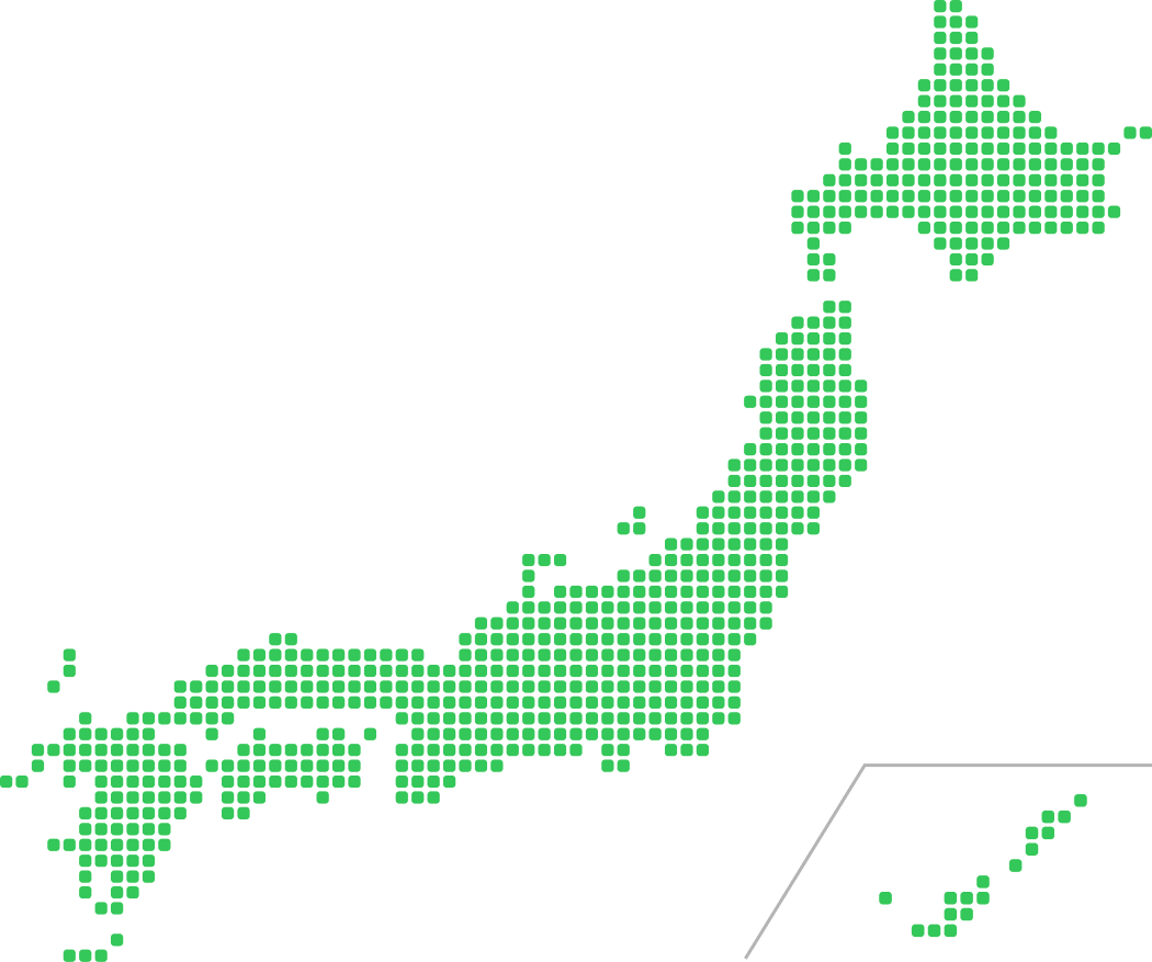 日本全国の対応マップ